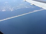 Aerial view of Island Beach State Park, May 2014